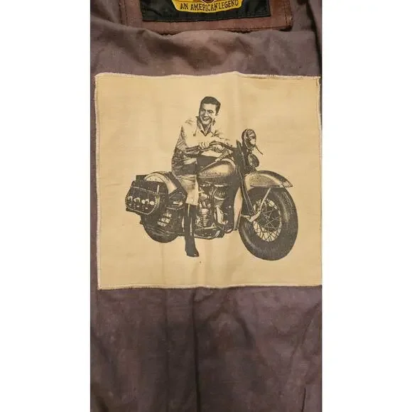 vintage Harley Davidson leather jacket size small